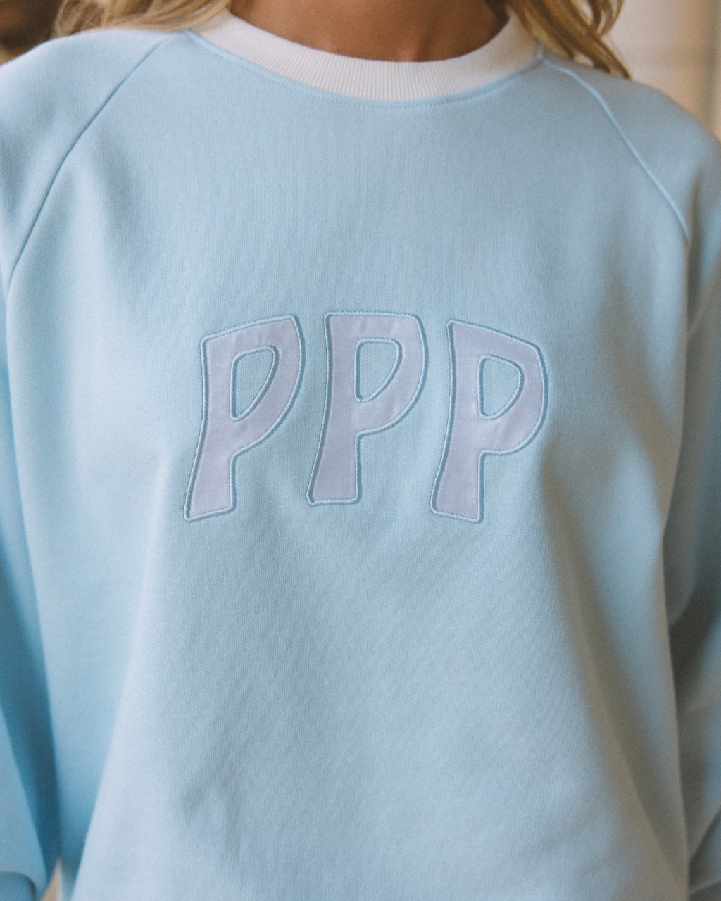 Classic Crew in Blue Breeze