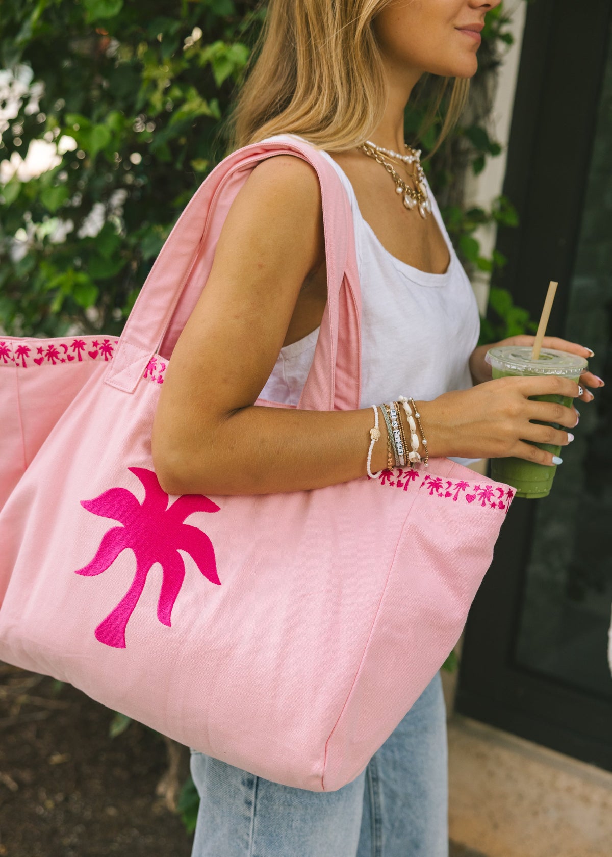 Couture Carryall in Blush Bay (Reversible)